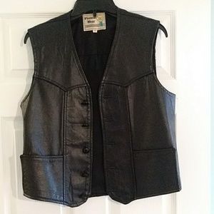 Vintage leather vest